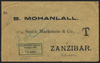 Zanzibar 1926 12c black/green Postage Due Cover, SGD7