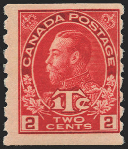 Canada 1916 War Tax 2c+1c rose-red, SG234