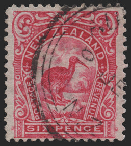 New Zealand 1907-8 6d pink, SG380