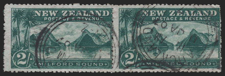 New Zealand 1902-7 2s blue-green, SG328a