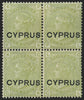 Cyprus 1880 4d sage-green, plate 16, SG4