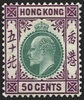 Hong Kong 1904-06 50c green and magenta, SG85a