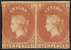 Ceylon 1857-59 10d dull vermillion, SG9