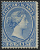 FALKLAND ISLANDS 1891-1902 2½d pale chalky ultramarine, SG27