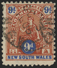 Australia New South Wales 1903 9d brown and blue 'Commonwealth', SG332