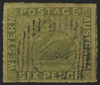 AUSTRALIA 1860-64 6d sage-green, SG32