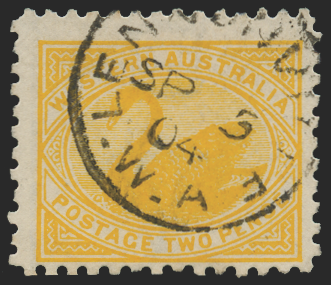 Australia 1902-11 2d yellow variety, SG130a