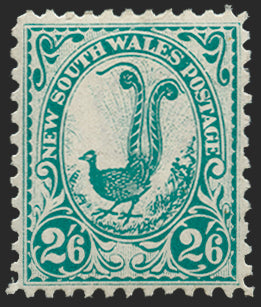 AUSTRALIA NEW SOUTH WALES 1905-10 2s6d blue-green, SG349a