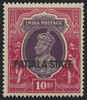 I.C.S. PATIALA 1937-38 10r purple and claret, SG95