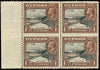 Cyprus 1934 Mint 1pi UNIQUE block of 4 IMPERFORATE BETWEEN, SG136a