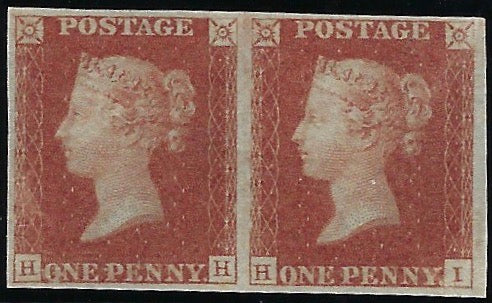Great Britain 1841 1d red brown plate 9, SG7