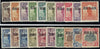 China 1926 Yunnan Province set of 20 to $5 grey-green and scarlet, SG1/20