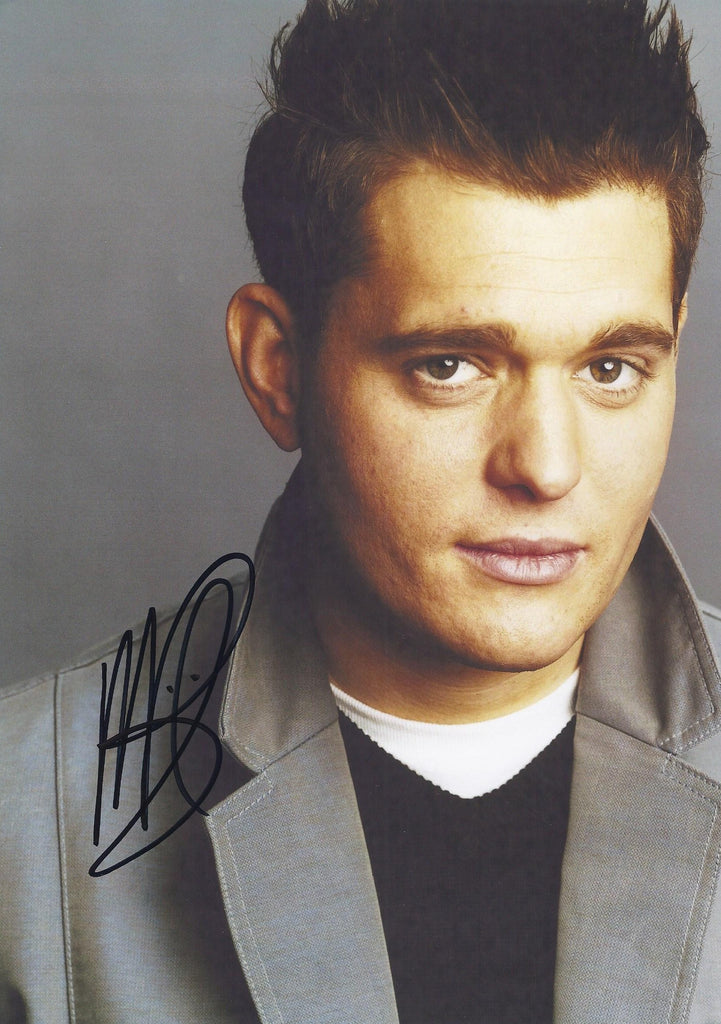 Michael Buble signed photograph