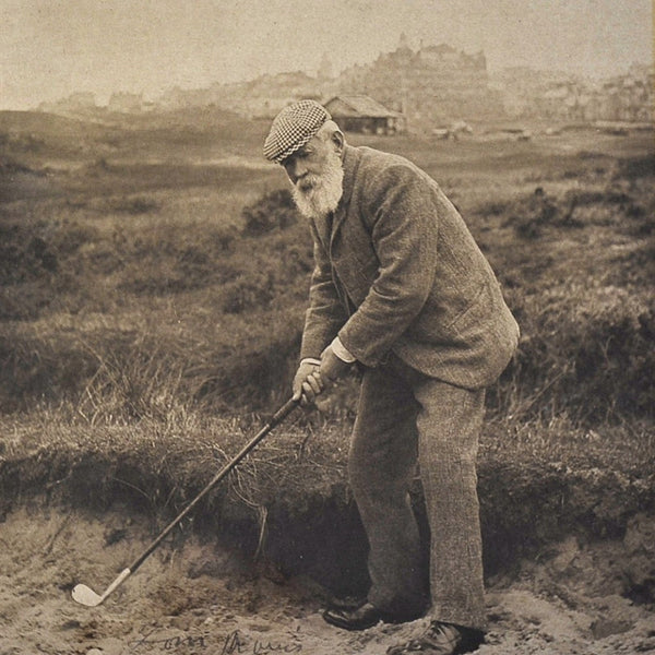 Old Tom Morris signed photograph dated 1903 For Sale