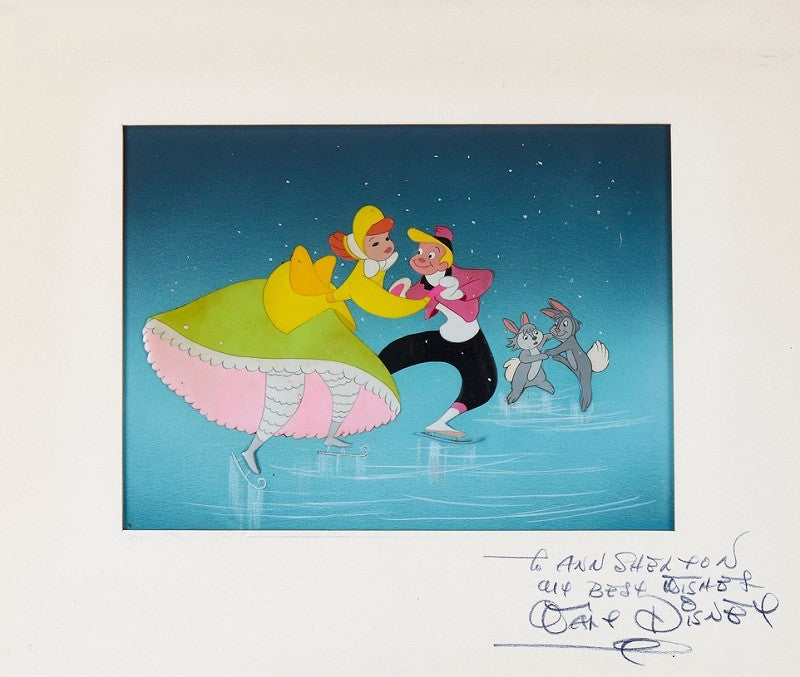 Walt Disney Signed Animation Cel