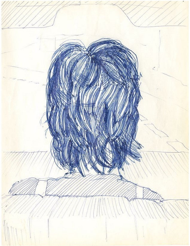 Ronnie Wood sketch of Jeff Beck