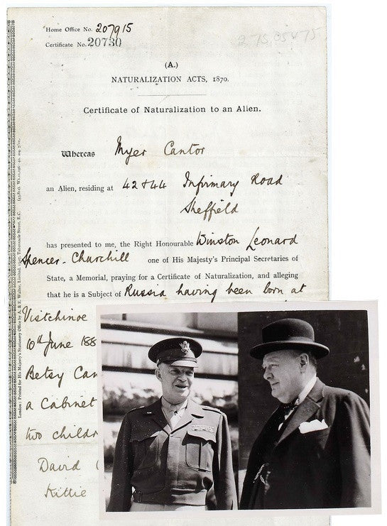Winston Churchill Signed Document 