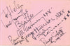 The Beatles 1963 signatures in autograph album