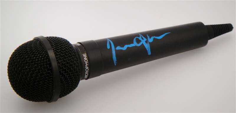James Taylor Autograph Microphone