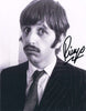 Ringo Starr Autographed Black & White Photograph