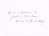 Omar Bradley Autograph