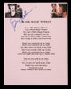 Santana Gregg Rolie autographed Black Magic Woman lyrics