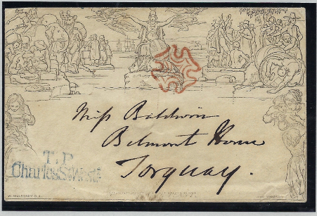 Great Britain 1840 Mulready envelope forme 2, SGME2