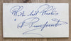 Hangman Albert Pierrepoint signature