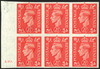 Great Britain 1950-52 21/2d pale scarlet. (New colours, Wmk upright). SG507var