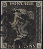 Great Britain 1840 1d Black Plate 5, SG2