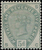 Great Britain 1884 5d Dull Green (Die 1, Line under d) SG193var