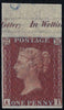 Great Britain 1856 1d red brown plate 36, SG29var