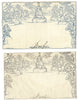Great Britain 1840 1d Mulready envelope & 2d Mulready letterhead, SGME2/3