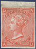 Great Britain 1867 4d vermillion, Plate 9 imprimatur, SG94var