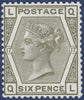 Great Britain 1874 6d grey, Plate 17, SG147