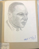 30: Martin Luther King Jr autographed portrait