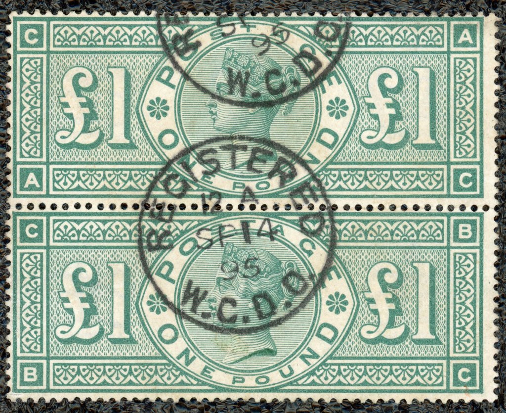 Great Britain 1891 £1 green, SG212