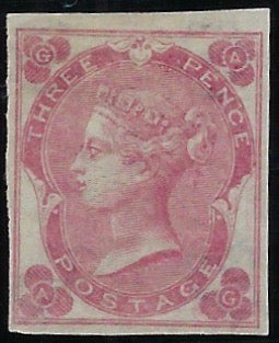 Great Britain 1862 3d Rose, Plate 3 (white dots), SG78a