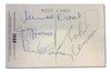 Beatles autographs with replacement drummer Jimmie Nicol