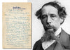 Charles Dickens handwritten signed letter