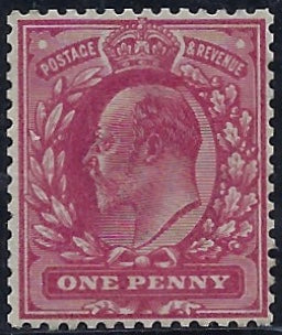 Great Britain 1902 1d Colour trial, SG219