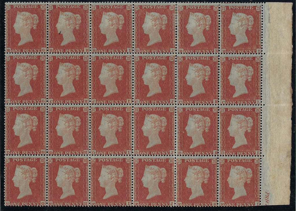 Great Britain 1854 Red brown Plate 179, SG17