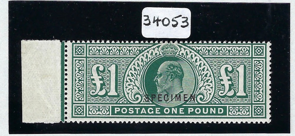 Great Britain 1911 £1 deep green SG320var.