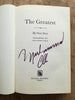 Muhammad Ali signed copy of The Greatest: My Own Story