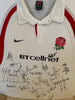 2001/2002 England rugby shirt – signed