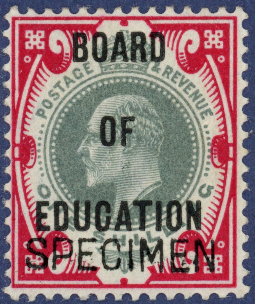 Great Britain 1902 1s green & carmine (Board of Education) Official, SGO87var