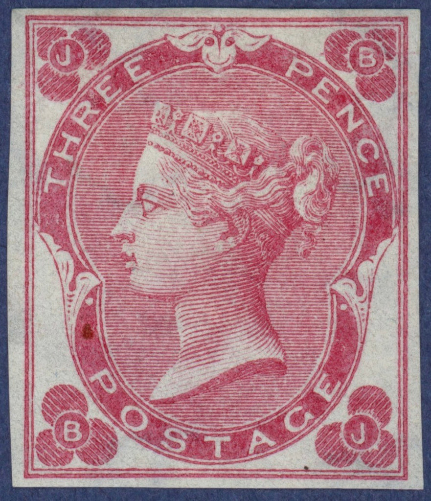 Great Britain 1862 3d rose Plate 3 imprimatur, SG78