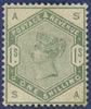 Great Britain 1883 1s dull green, SG196
