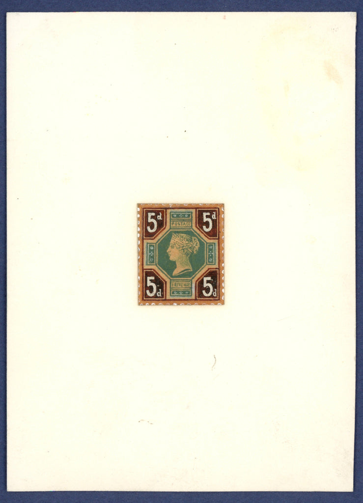 Great Britain 1885 5d "Jubilee" Essay, SG207var