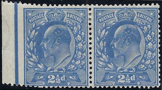 Great Britain 1911 2½d Dull blue. SG283var